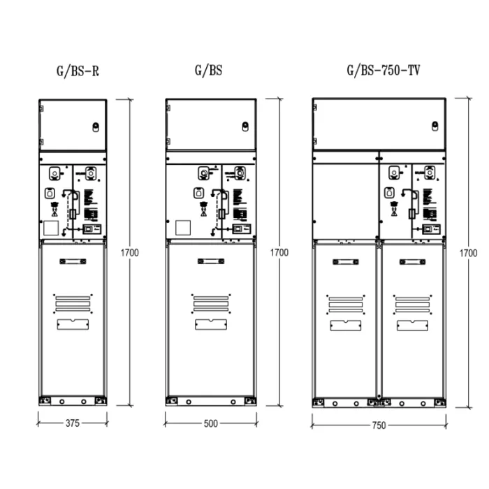 2D/BS: Unità G/BS, G/BS-R e G/BS-750-TV